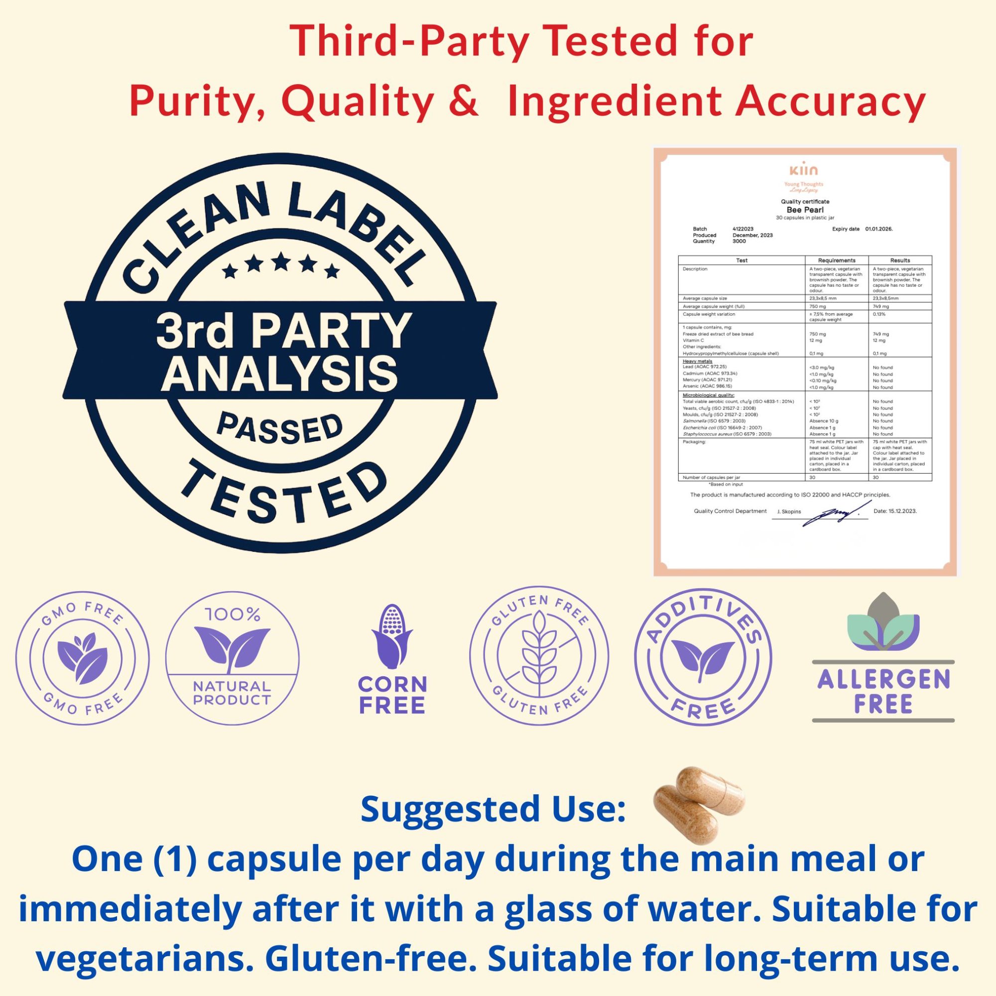 Trusted Quality, Certified Safety